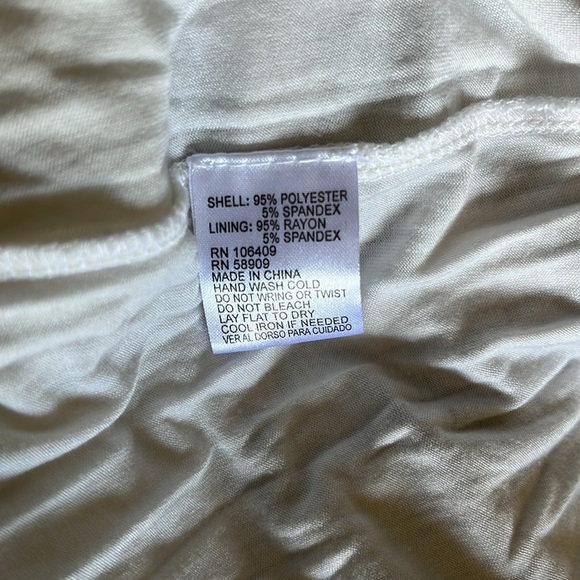 Gianni Bini White and Navy Zigzag Maxi Dress - Picture 6 of 7